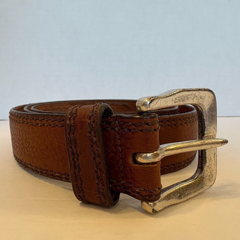 Billy Belts 1 1/2” brown leather belt size 40